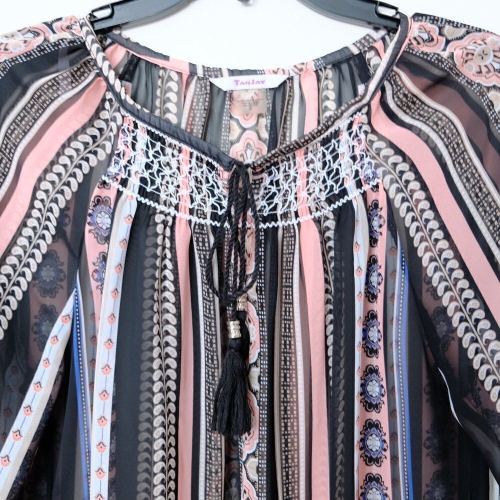 TanJay Boho Lightweight Tunic Top - Picture 9 of 10